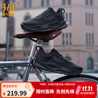 361° 赤焰5 城适漫步 男子长距离慢跑鞋 672522218-10 曜石黑 40