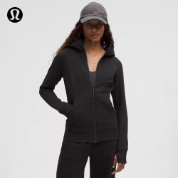 lululemon 丨Scuba™ 女士拉链连帽衫 LW3JGYS 黑色 S /6