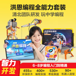 洪恩 识字 APP会员终身包 拼音 英语数学编程启蒙儿童早教益智玩具绘本 编程APP全能力套装永久包