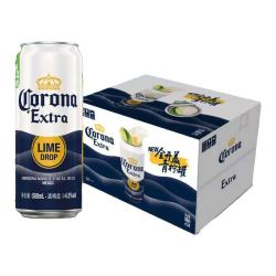 百威 CORONA/科罗娜 11.3°P全开盖 经典拉格啤酒 500ml*12罐 整箱装