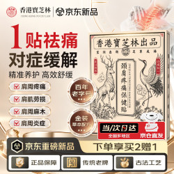 宝芝林 金装肩周炎专用贴膏颈椎贴肩颈疼痛颈椎病热敷消痛膏药贴6贴*1盒