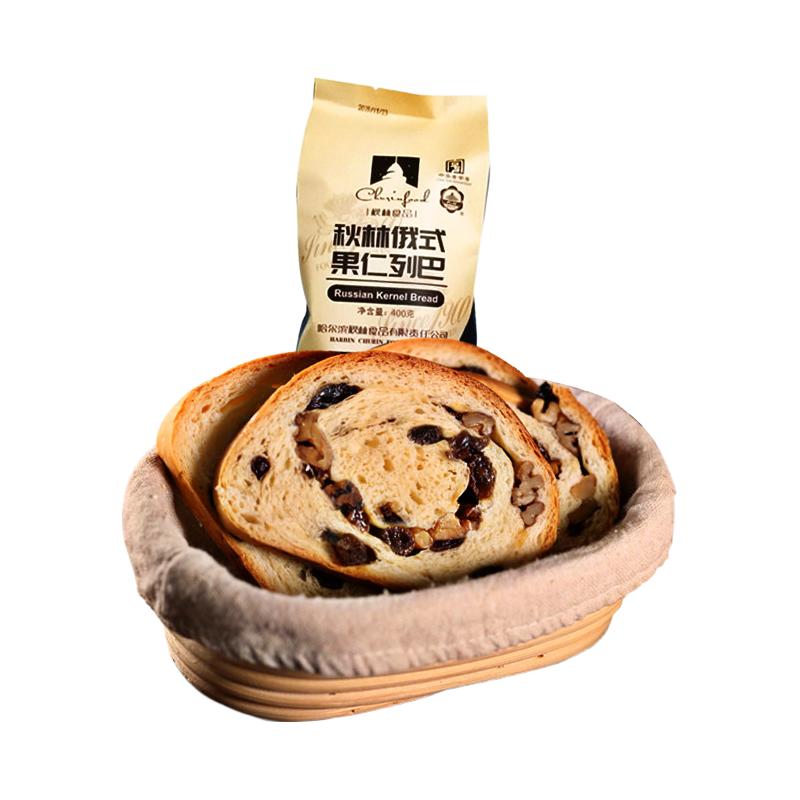 秋林·格瓦斯 果仁列巴 俄式风味 500g 蛋糕糕点