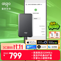 爱国者 S7 USB3.2 移动固态硬盘 Type-C 1TB 灰色