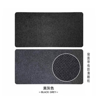 迦图鲮 同款超大滑鼠垫毛毡桌垫加厚办公工位垫定制防滑游戏电竞桌垫学习 碳灰色（升级防滑款） 600x300mm x 3mm