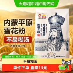 金龙鱼 河套平原 雪花粉 1kg