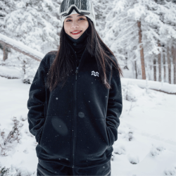 WEYA 加厚保暖 滑雪抓绒衣内胆+YKK拉链 L