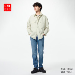 优衣库 男装EZY DENIM牛仔裤/水洗产品休闲裤加长款482855 479315 482855/65
