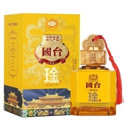 国台 甄选大曲坤沙 酱香型白酒 收藏送礼自饮送礼 53度 500mL 1瓶 琻 金钻