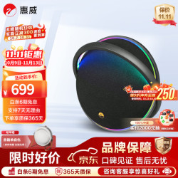 惠威 有源音箱无线蓝牙电脑桌面音箱露营 BK1000（黑色）