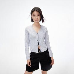 ONLY 秋季V领都市休闲常规长袖针织衫女