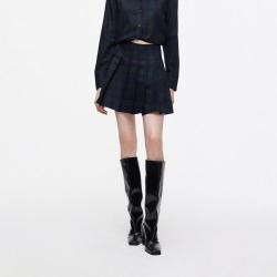 ONLY 2025秋季学院风显瘦A字短裙百褶裙半身裙女