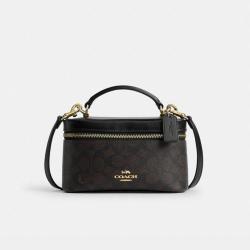COACH 经典标志RAINER 18号斜挎盒子包CEO23