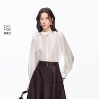 限尺码:VERO MODA 26秋新品飘带宽松慵懒上衣优雅大气时尚职场衬衫女