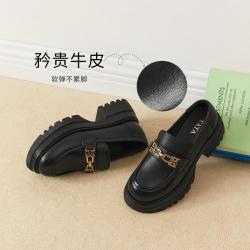 他她 时尚学院风 女士乐福鞋