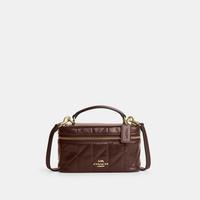 COACH 绗缝细节RAINER 18号斜挎盒子包