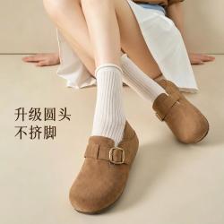 他她 内增高百搭潮流舒适休闲全包勃肯鞋女鞋