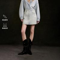 ONLY 2026秋季新款时尚辣妹A字高腰牛仔短裙半身裙女