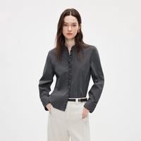 ONLY 2026秋季新款上衣微宽松基础款长袖直筒衬衫女