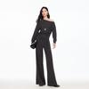 VERO MODA 26秋新品通勤百搭阔腿裤宽松显高显瘦帅气休闲裤女