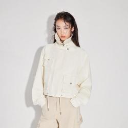 ONLY 秋季百搭插肩袖宽松显瘦短款外套女