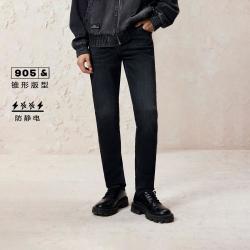 杰克琼斯 男装春季款牛仔裤时尚复古休闲百搭舒适锥形长裤子