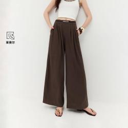 ONLY 秋季休闲裤宽松阔腿裤长款裤子垂感裤女