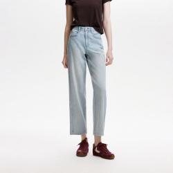 ONLY 秋季新款松弛慵懒高腰九分裤牛仔裤女新款
