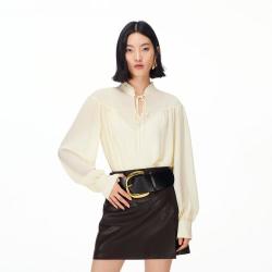 VERO MODA 26秋季新品含内搭宽松垂坠上衣通勤洋气职场衬衫女
