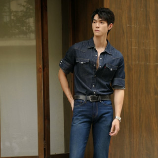 值友专享、限尺码：Levi's 经典宽松蓝色牛仔衬衫简约美式复古水洗外套
