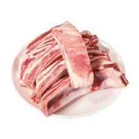 月盛斋 内蒙原切羔羊肋排条净重2斤 生鲜食材 炖煮烧烤