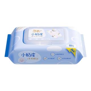 洁柔 亲肤小奶皮湿巾 80抽*1包
