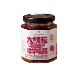 1号会员店 大颗粒牛肉酱 175g 50%牛肉辣椒酱