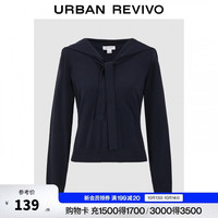 UR UYL950196 飘带短款针织衫 2025秋季