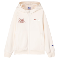 Champion 女童加绒连帽拉链卫衣