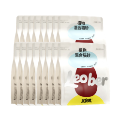里奥波 木薯豆腐混合膨润土猫砂 除臭 16包（赠4包）