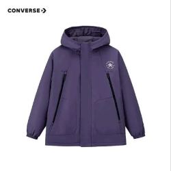 匡威 软壳系列 儿童三防加厚连帽冲锋衣外套