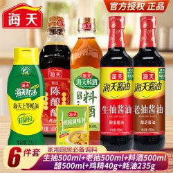 海天 厨房调料套装大瓶套装 大瓶6件套