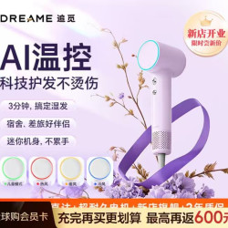 追觅 mini 高速吹风机 负离子护发 紫色