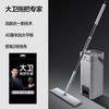 大卫 拖把平拖免手洗 家用一拖净刮刮乐带桶拖地神器懒人墩布 大卫免手洗带桶平拖-1杆2头