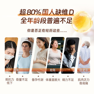 澳佳宝 维生素D3 1000IU 200片*2瓶 基础营养品