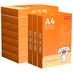 京东京造 JOY系列 70g A4 复印纸 500张×10包