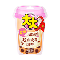 绿箭 大大0糖泡泡糖 珍珠奶茶味 22g