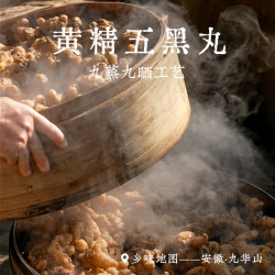乡愁沈丹 黄精五黑丸180g*2盒 多花传统九蒸九晒黄精添加量大于50%