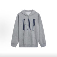 Gap 男女同款 抓绒连帽开衫宽松卫衣 1SS623907 多款可选