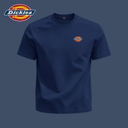 Dickies 纯棉短袖T恤男2026夏季新款藏青宽松运动速干巨好看薄款T