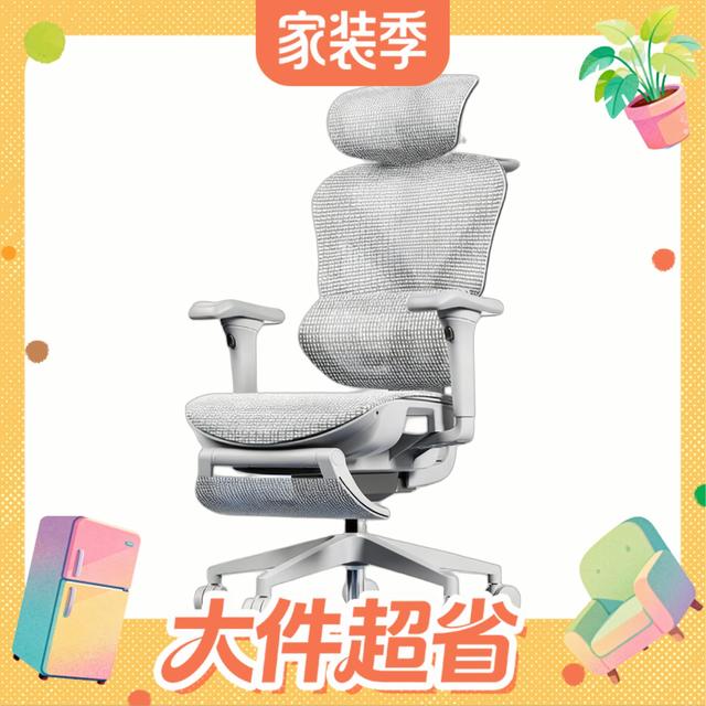 京东京造 Z9Pro二代 人体工学电脑椅 灰色