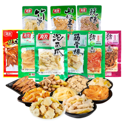 有友 泡椒凤爪筋骨棒猪皮晶鲜笋竹笋零食