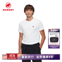 猛犸象 Core 男士户外简约轻薄简约舒适圆领短袖T恤 白色