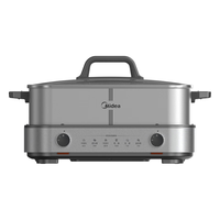 美的 HGS3523G7 0涂层分区控温 6.5L 电火锅