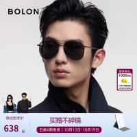 暴龙 眼镜经典飞行员墨镜男太阳镜偏光驾驶镜户外垂钓防晒BL8122 BL8122C10